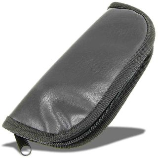 Safe and Sound Gear Zip Up Knife Case Pouch 7in Leather Look Vinyl
