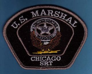 US Marshal Chicago SRT Police Shoulder Patch