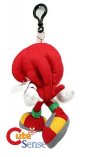 Sonic The Hedgehog Knuckles Plush Doll Key Chain 7