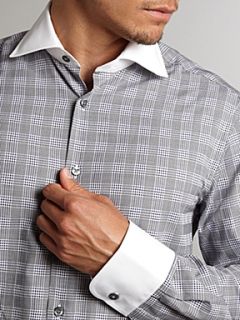Duchamp POW Collar Single Cuff Long Sleeved Shirt Green   