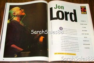 Jon Lord Al Kooper Synergy Korg i3 Roland AX 1 Keyboard Magazine Jan