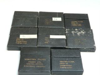 Job Lot of 8 x Boxed Kodak Wratten 50mm Square Filters