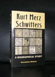 Kurt Schwitters Merz A Biographical Study 1997 Mint