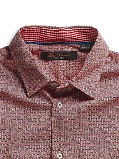 Ben Sherman Shoreditch collar shirt Red   