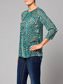 Caramelo 3/4 sleeves blouse Blue   