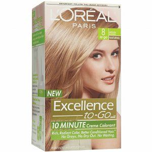 Oreal Excellence to Go Creme Colorant 8 Med Blonde