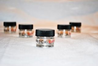Krutch Rx (5) mini glass extract jars 420 toro illadelph bho wax dab