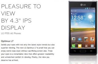 New LG Optimus L7 P705 Unlocked Free Gift 1 Year Warranty