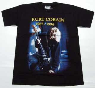 Retro Rock Kurt Cobain Nirvana 1967 1994 T Shirt M L XL