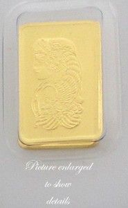 Gold Bar 999 9 Pamp Suisse with Lady Fortuna Design Certified