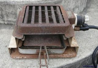 RARE Vintage Hecla Electric Stove Grill Type PS 90 Art Deco
