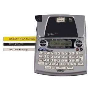 BRAND NEW BROTHER P TOUCH DELUXE LABEL MAKER WITH AC ADAPTER. MODEL PT