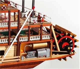 Occre 14003 Paddle Steamer Mississippi Wood SHIP Kit New