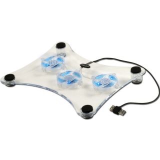 Laptop Cooling Pad with 3 Fans and 6 LEDs USB Powered by TG™