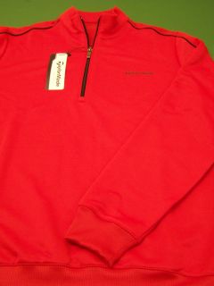 Taylor Made Golf 2012 Zip Neck Sweater Red Black XS s M L XL