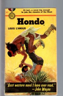 Louis LAmour Hondo First Ed 1953 Gold Medal PB FN