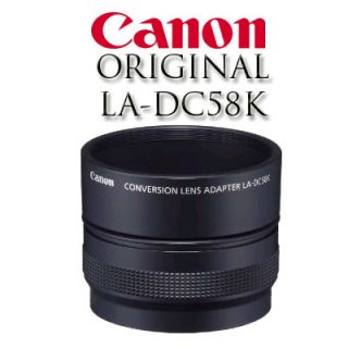 Canon Adaptor La DC58K Wide Angle Tele Lens 3 Filter PowerShot G12 G11