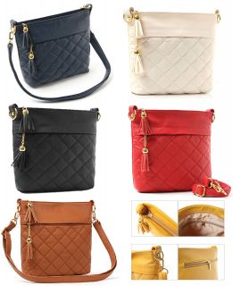 New Womens Leather Handbag Multi Color Ladies Cross Shoulder Tote Bag