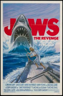 Jaws The Revenge 1987 Original U s One Sheet Movie Poster