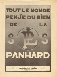 source l illustration this is a 1924 print ad for panhard carefully