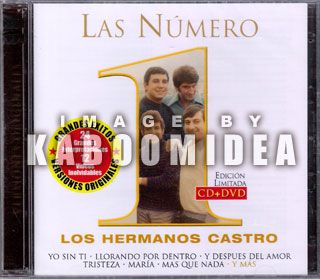 Los Hermanos Castro Las Numero 1 CD DVD New SEALED Exitos Lo Mejor