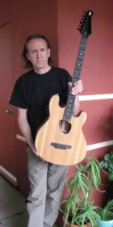 Baritone Acoustic Electric Guitar Michael Landau Pro Owned