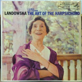 SD 1s/2s WANDA LANDOWSKA art of the harpsichord LP Mint  LM 2194 Vinyl
