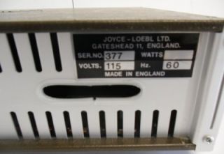 Joyce Loebl Langmuir Trough 4 Control Unit PC1 A PC1 A PC1A Used