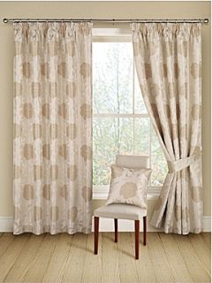 Lucia curtain range in champagne   