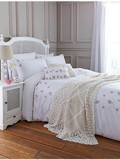 Shabby Chic Rose embroidered bed linen range   House of Fraser