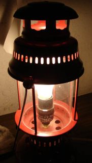 Vintage Style Lamp Light Camping Red Coleman Lantern