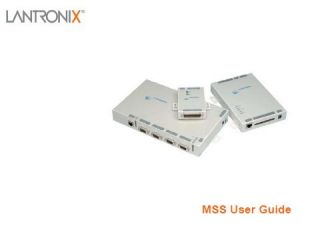 Lantronix MSS100 External Device Server