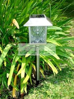 Outdoor Stainless Steel Square Solar Landscape Light