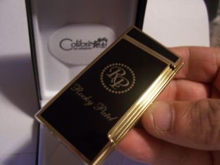 Colibri Limited Edition 18kt Gold Double Twin V Flame Cigar Lighter $