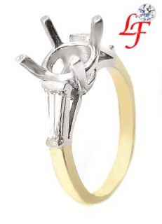 40 Platinum 18K Diamond Engagement Ring Mounting