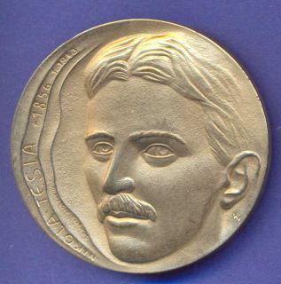 Medal 1987 Nikolai Tesla AC DC T147