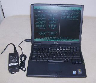 Dell Latitude Intel Pentium 4 Laptop Model PP01L