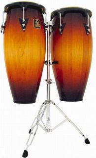 Latin Percussion LPA646 Aspire 10 & 11 Wood Conga Set with Double
