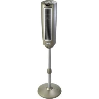 Portable Pedestal Floor Fan w/ Remote Control, Lasko Compact Space