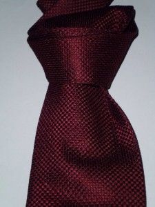 250 Tom Ford Burgundy Diamante Mens Woven Silk Luxury Tie