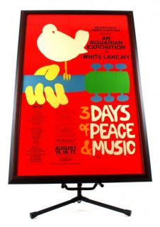 Woodstock Unsigned Promotional Poster Framed Product Image