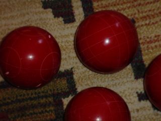 Hard to Find 4 Sportcraft Croquet Ball Lawn Bowling Set
