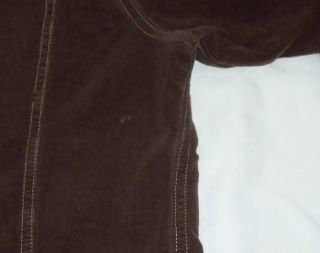 Lee Riders Brown, Western Style Jacket w Top Stitching, Husky SZ 9 12