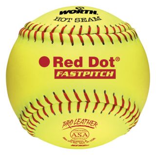 Dot Hot Seam Fastpitch Softballs Pro Leather PX2RYLAH One Dozen
