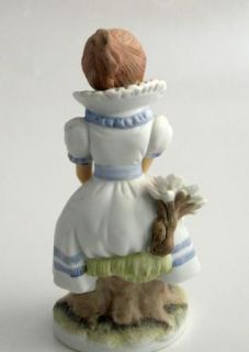 Lefton Figurine Becky Thatcher Blue