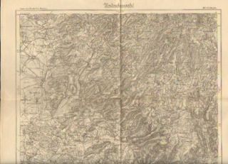 100423   MAP OF GERMANY   1877   BÜDINGEN