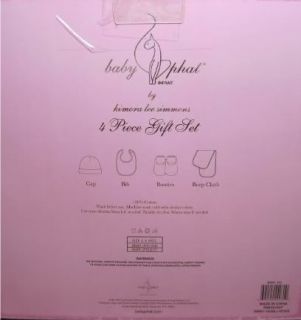 Baby Phat Gift Set Infant Pink Layette Clothing 4 PC