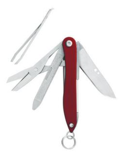 Red Style Leatherman Scissors Keychain Tool 831211