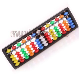 Abacus Soroban 13 Rods Beads Colorful School Learning Aid Tool for