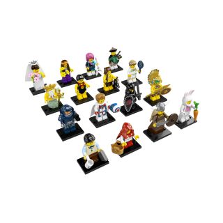 LEGO SERIES 1 2 3 4 5 6 7 8 COMPLETE (128 SEALED) FULL SET MINIFIGURE